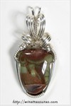 Spiderweb Jasper Pendant
