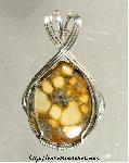 Teal Puddingstone Pendant