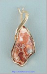 Rosetta Picture Stone Pendant