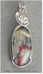 Cinnabar Quartz Pendant