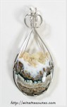 Forest Green Plume Pendant