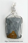 Blue Hickorite Pendant