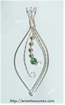 Sculpted Wire Pendant