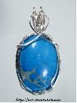Blue Quartz-y Pendant