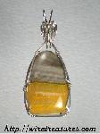 Bumblebee Jasper Pendant